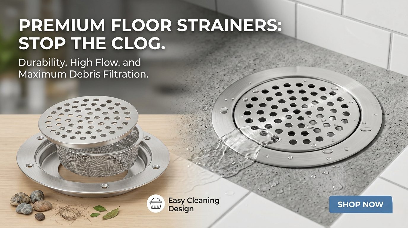 Stop the Clog: The Ultimate Guide to Choosing and Installing Floor Strainers